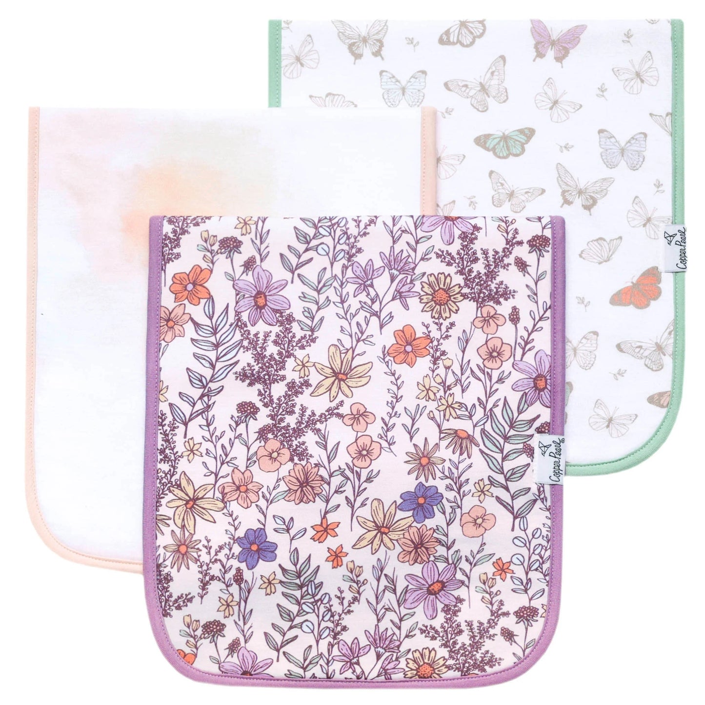 Single Burp Cloth | Flora
