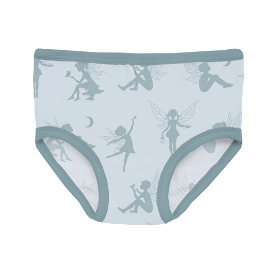 Illusion Blue Forest Fairies Girl's Underwear