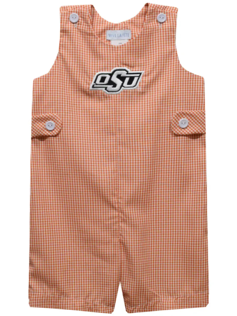 OSU Embroidered Gingham Jon Jon