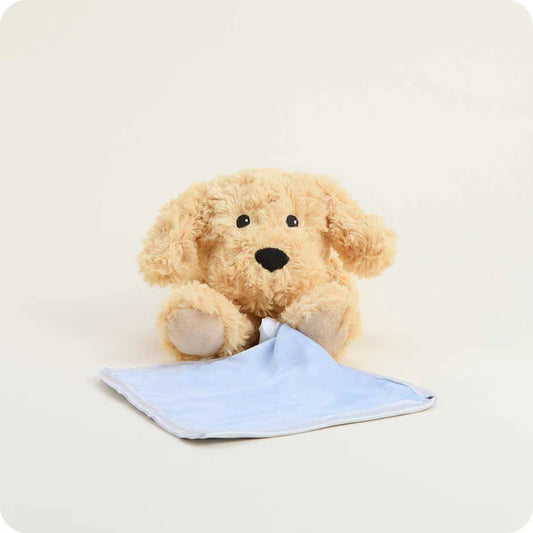 Golden Dog | Blue Blankie Warmie