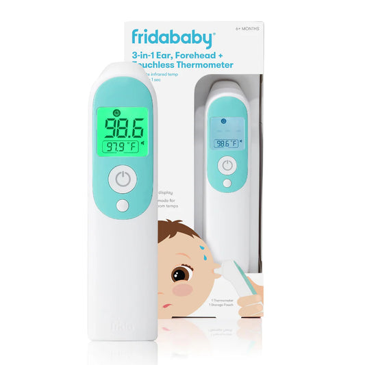 3-in-1 Ear, Forehead + Touchless Infrared Thermometer | Frida Baby