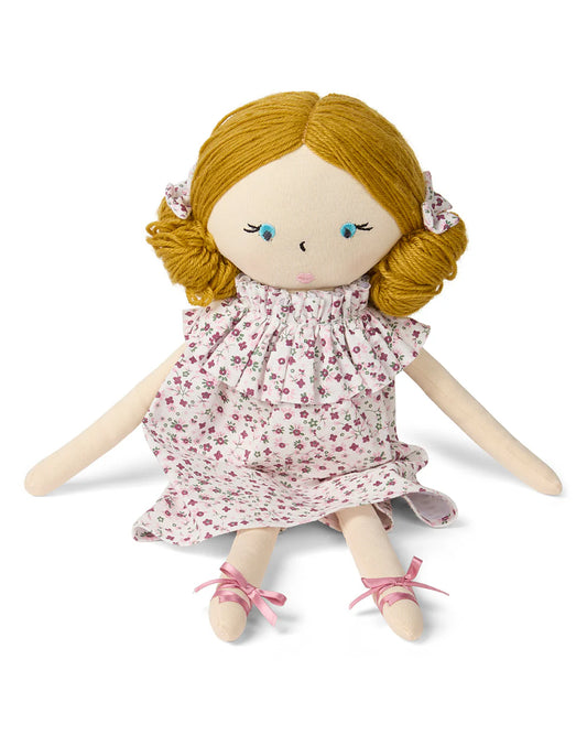 Luna Cotton & Linen Doll | Winter White