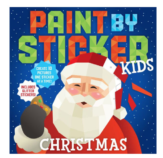 Paint by stickers book | Christmas