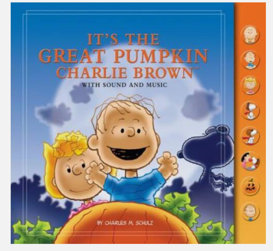 It’s the great pumpkin Charlie Brown with sound and music
