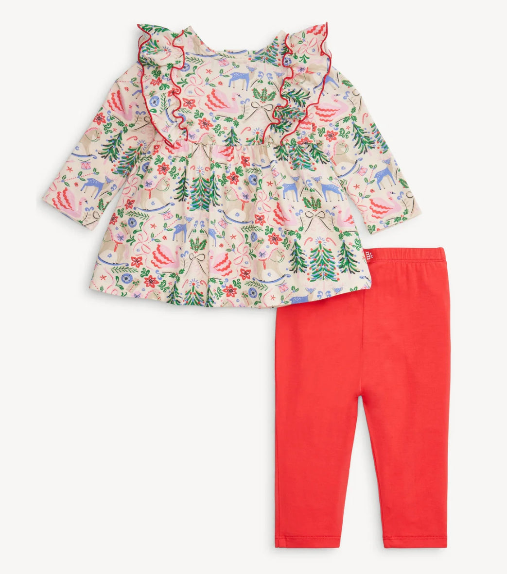 Sugar Plum Dreams Modal Dress with Leggings