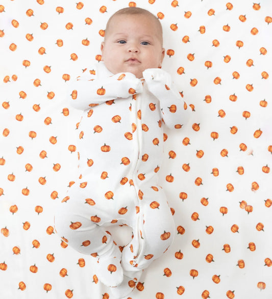 Little Pumpkins - 2 Way Zipper Footie