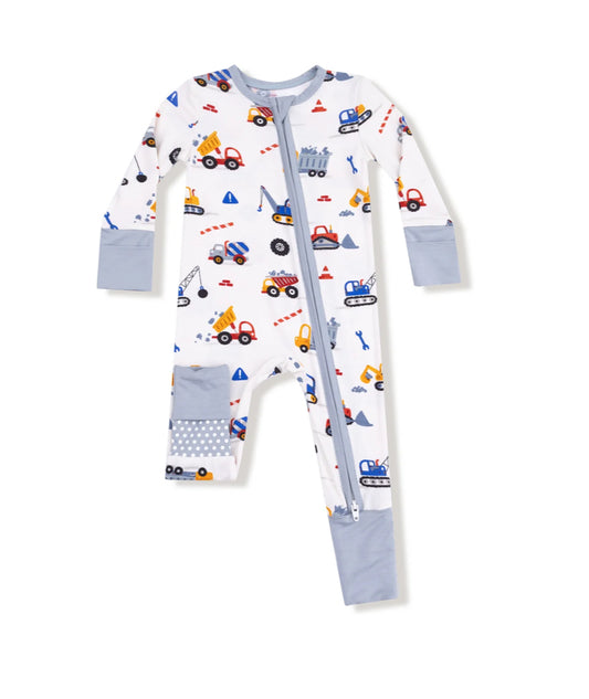 Crayon Construction - 2 Way Zipper Romper