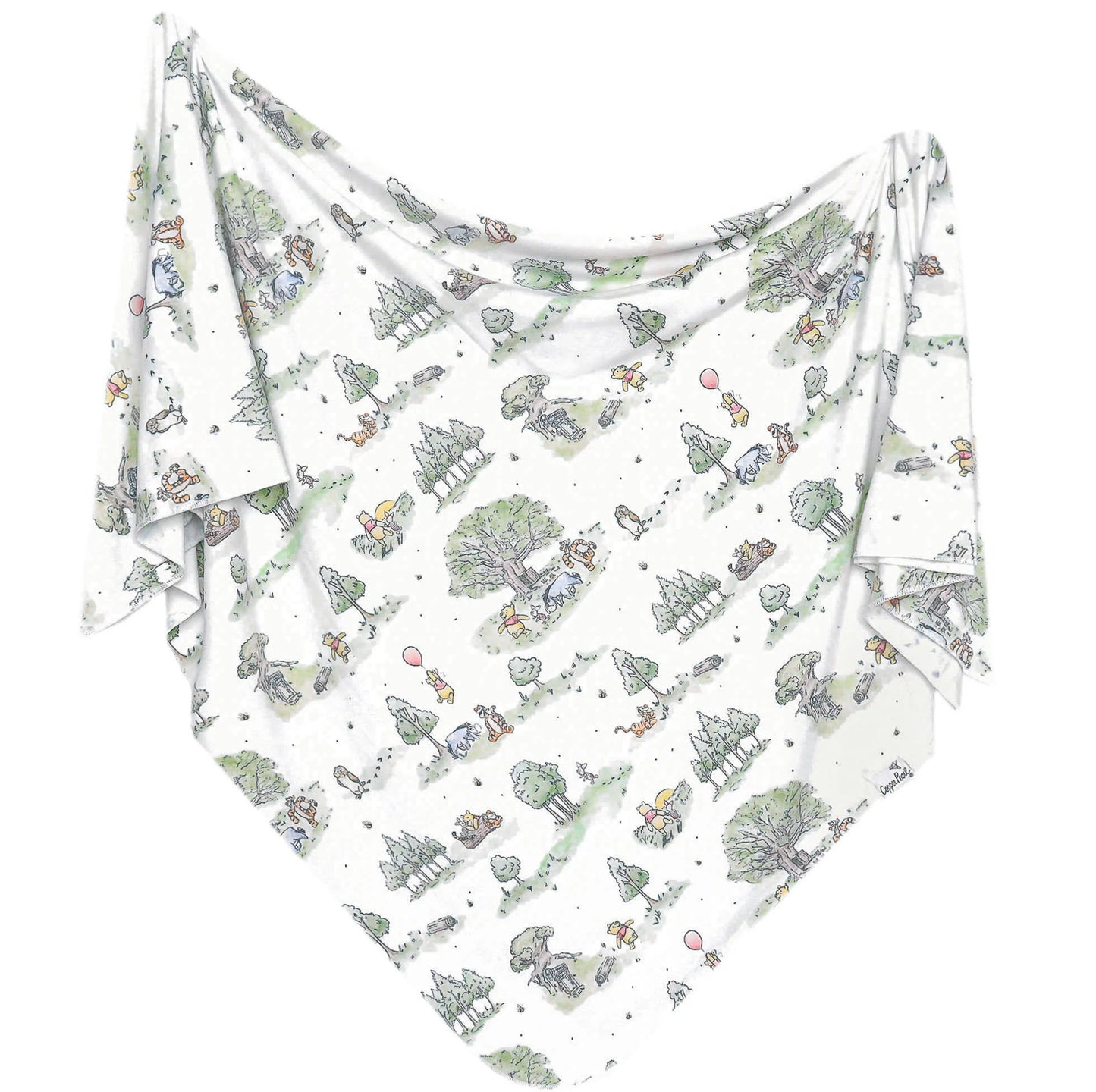 Copper Pearl Knit Swaddle Blanket - Hundred Acre Wood