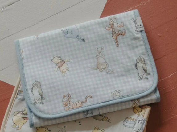 Copper Pearl Single Burp Cloth - Hundred Acre Wood