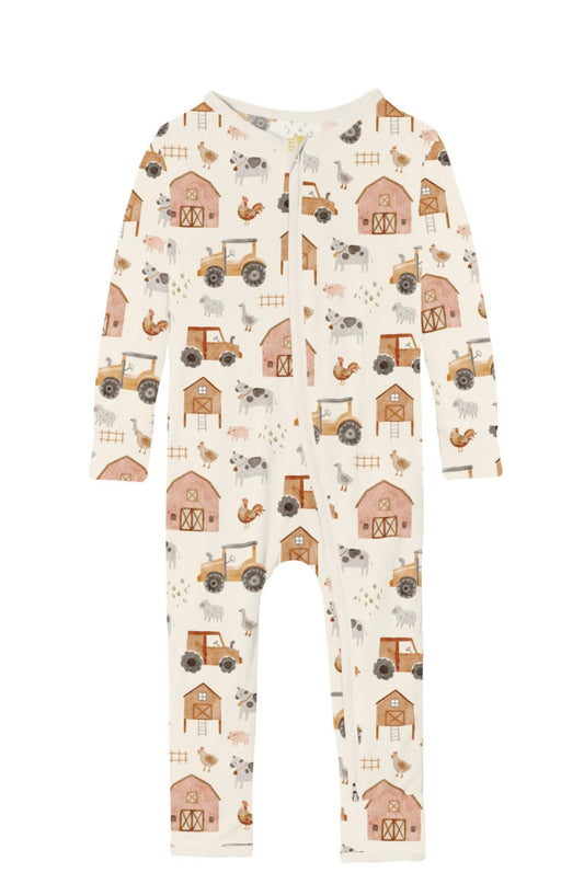 Print Convertible Coverall - Natural Farm Life