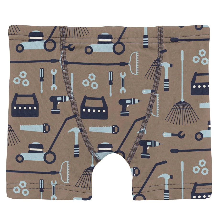Print Boxer Brief - Portabella Fall Tools