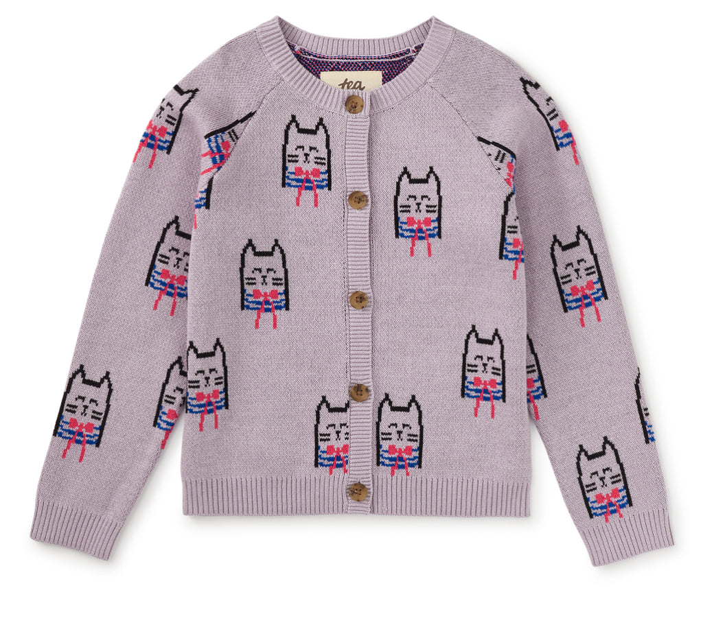 Bowtie Cats Cardigan