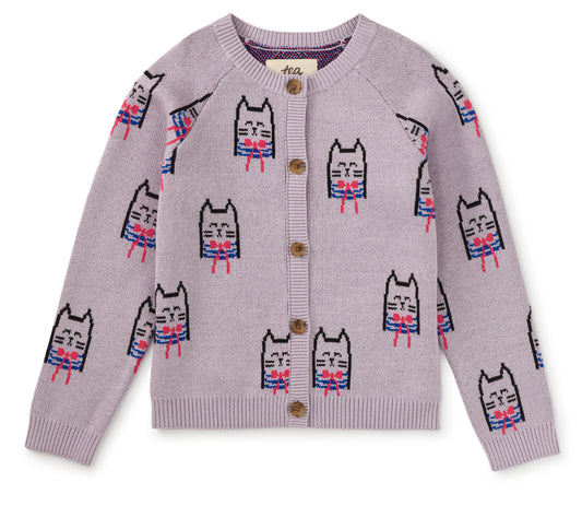 Bowtie Cats Cardigan
