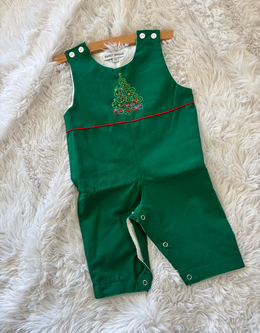 Christmas Tree Embroidered Longall