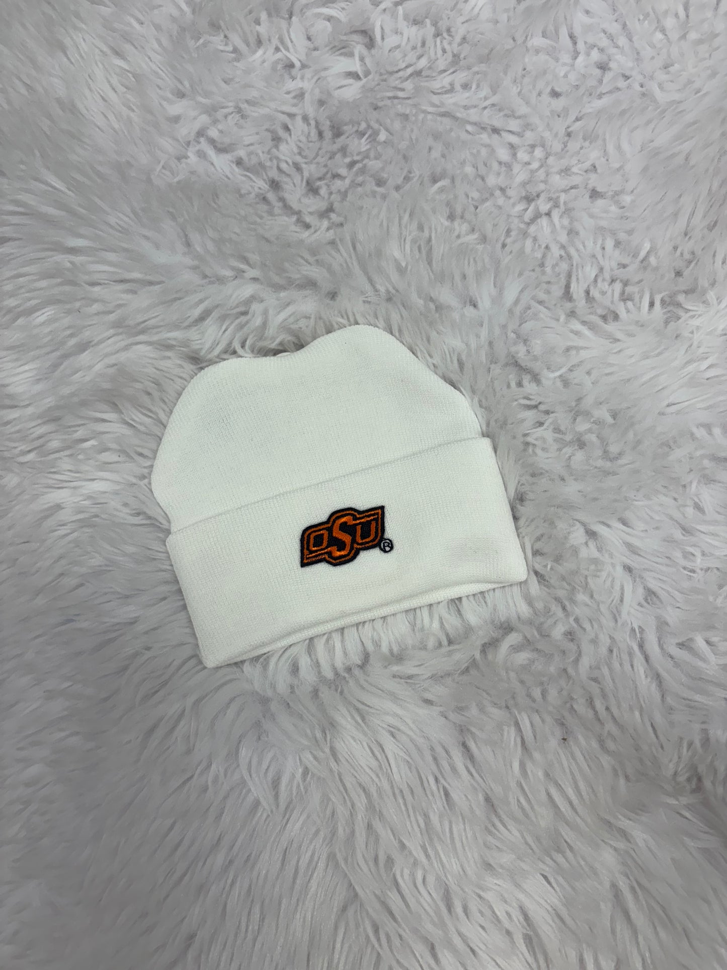 Knit Cap - White - OSU