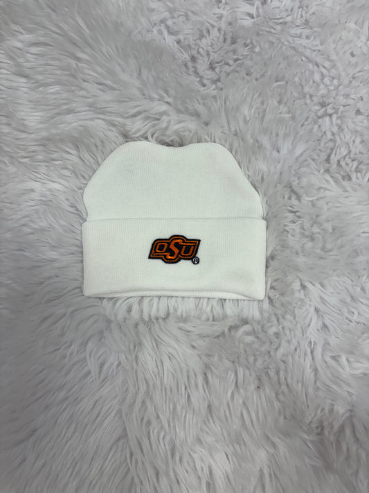 Knit Cap - White - OSU