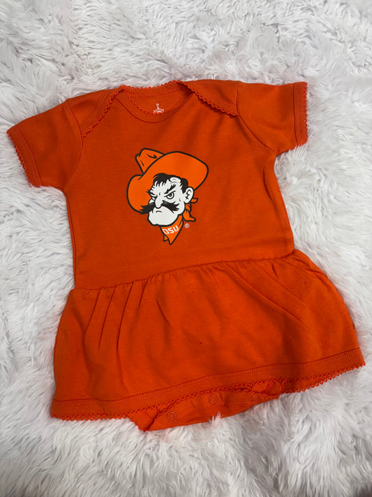 OSU Picot Bodysuit Dress