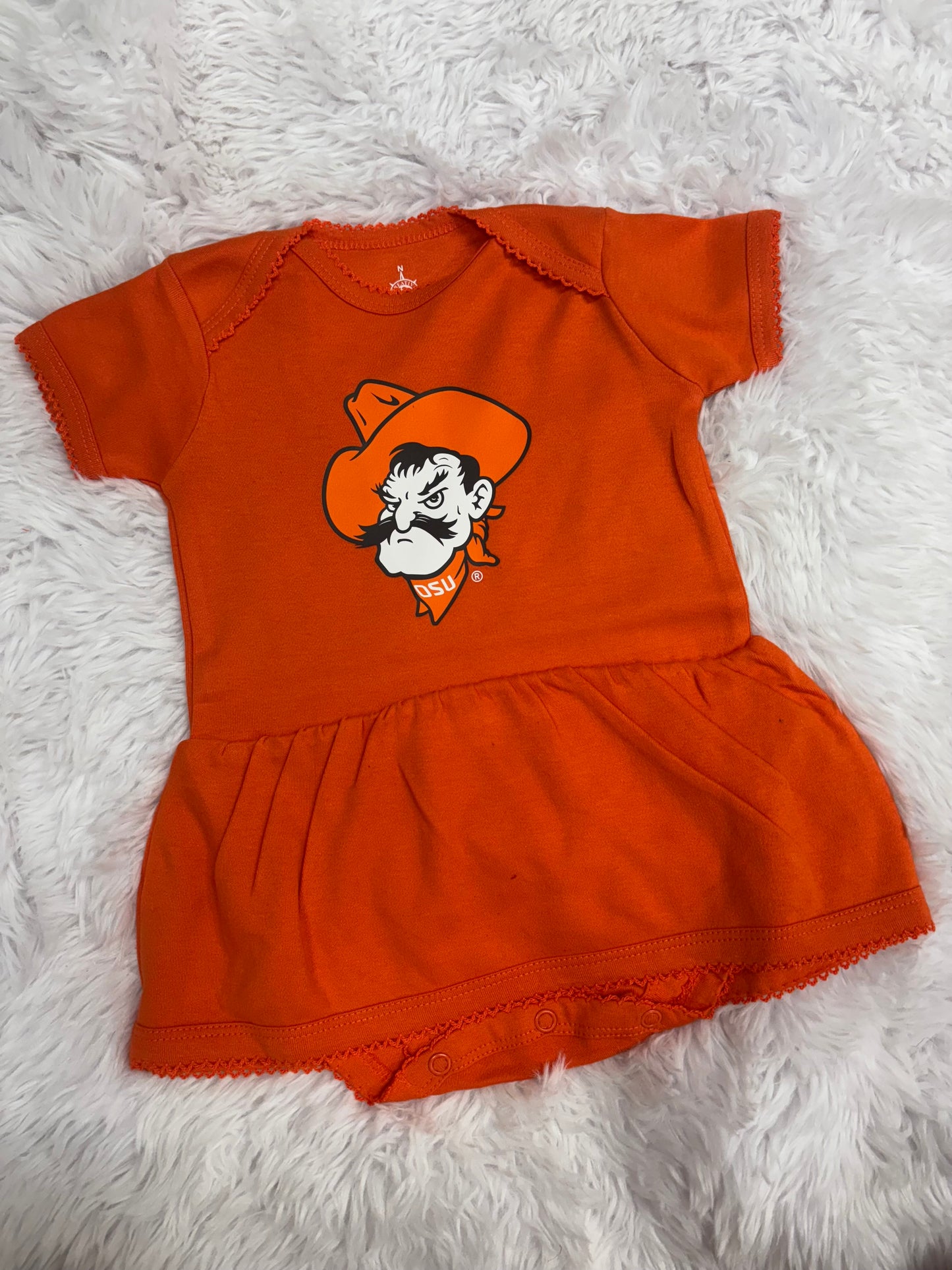 OSU Picot Bodysuit Dress
