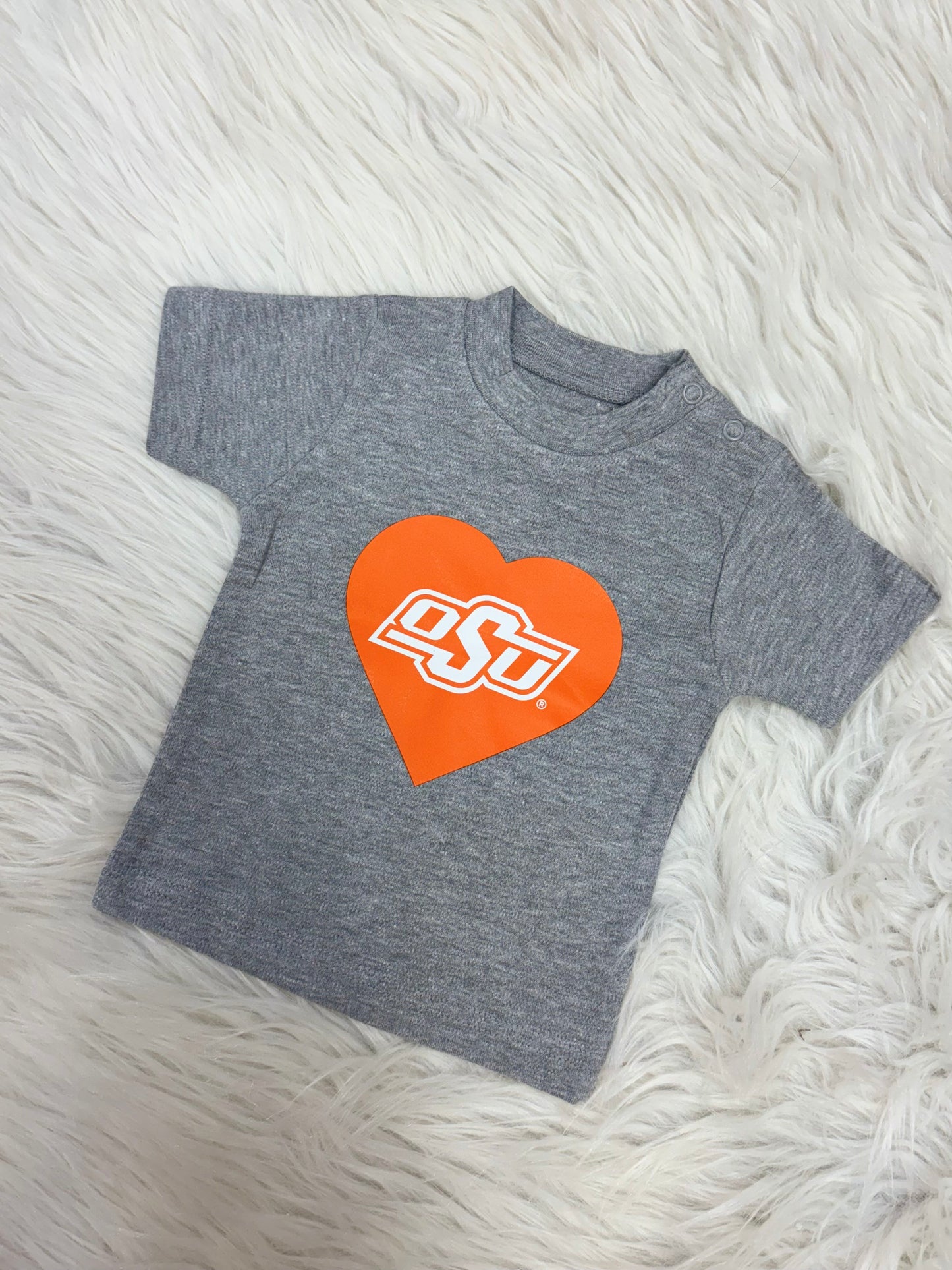 OSU Heart Tee - Oxford