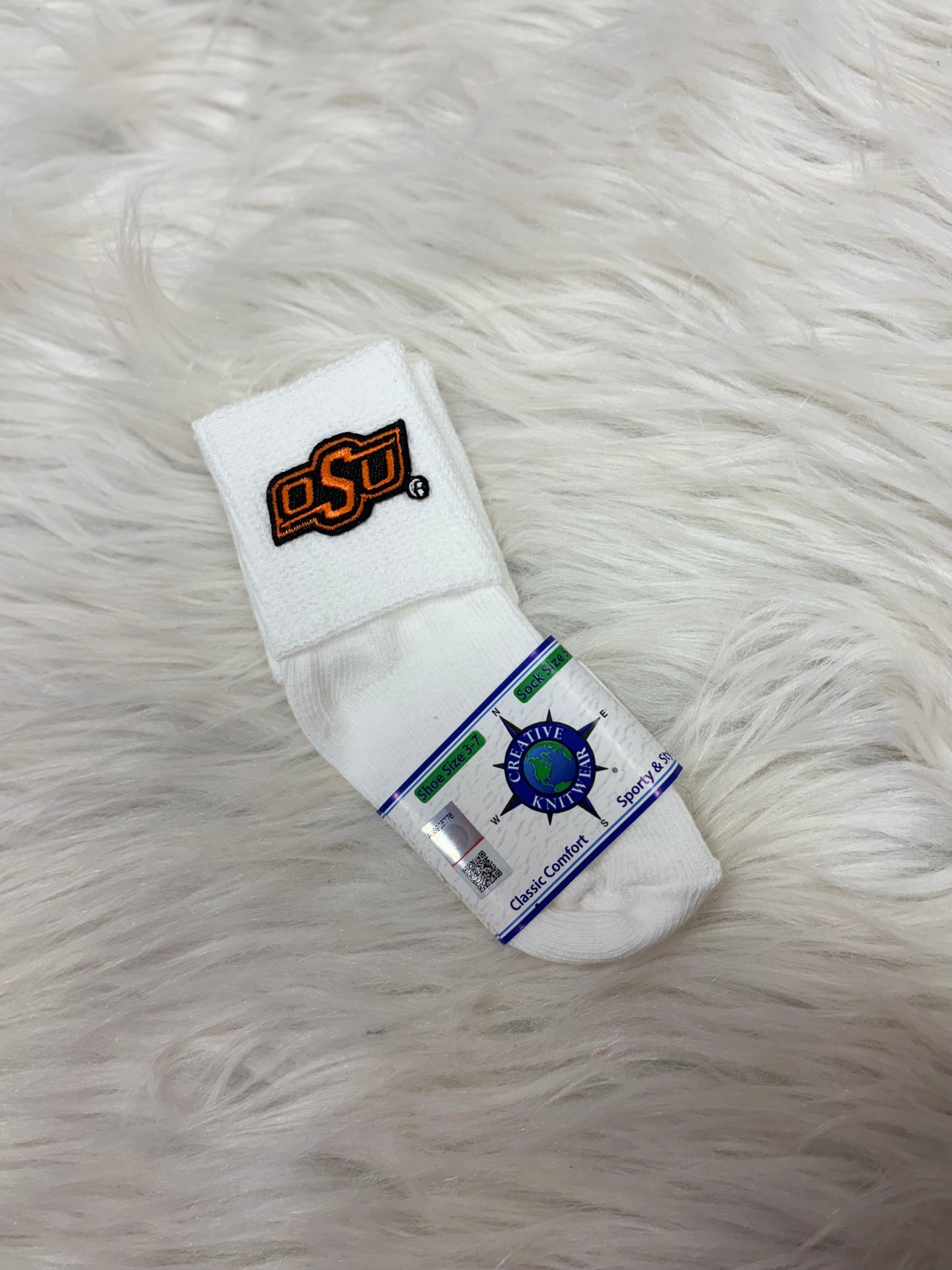 Anklet Sock - White - OSU