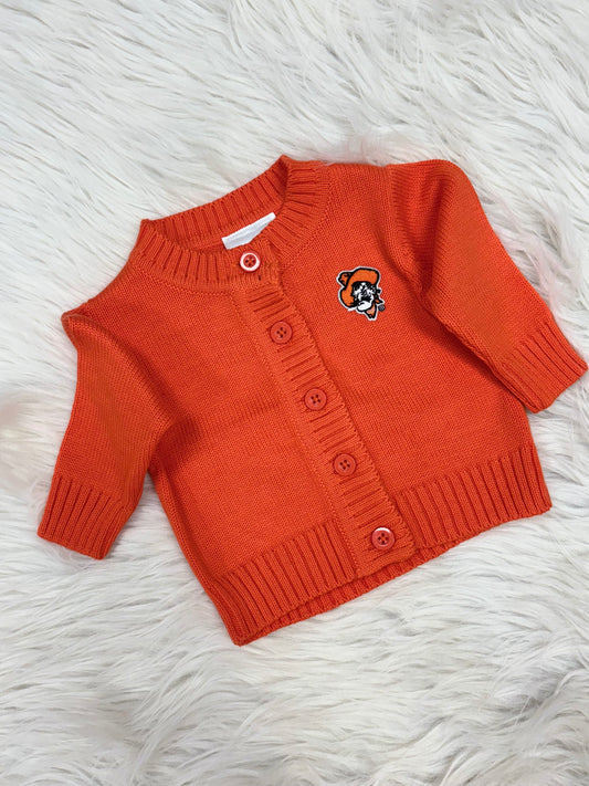 Orange Pistol Pete Cardigan