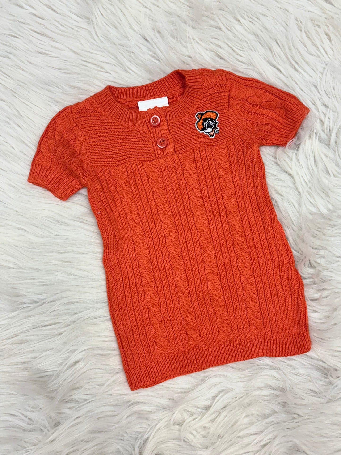 Orange Sweater Dress