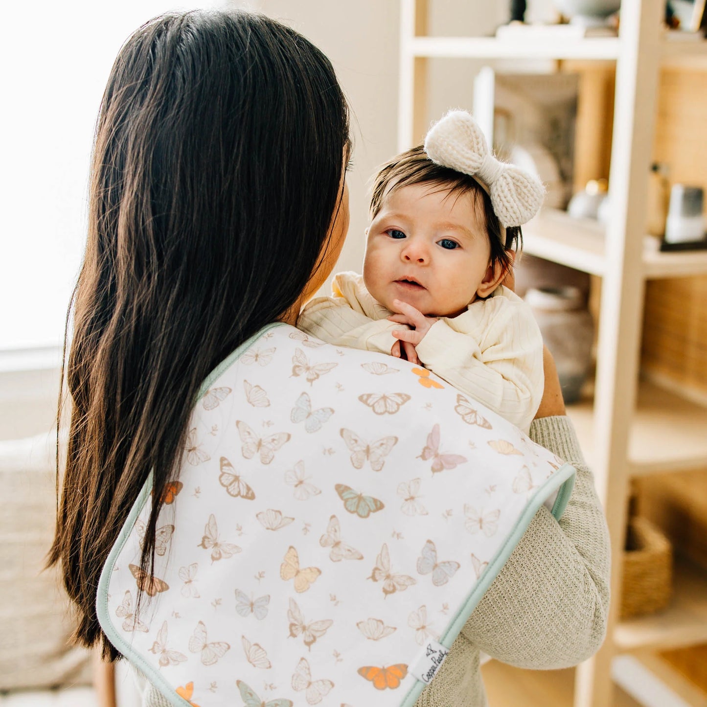 Single Burp Cloth | Flora