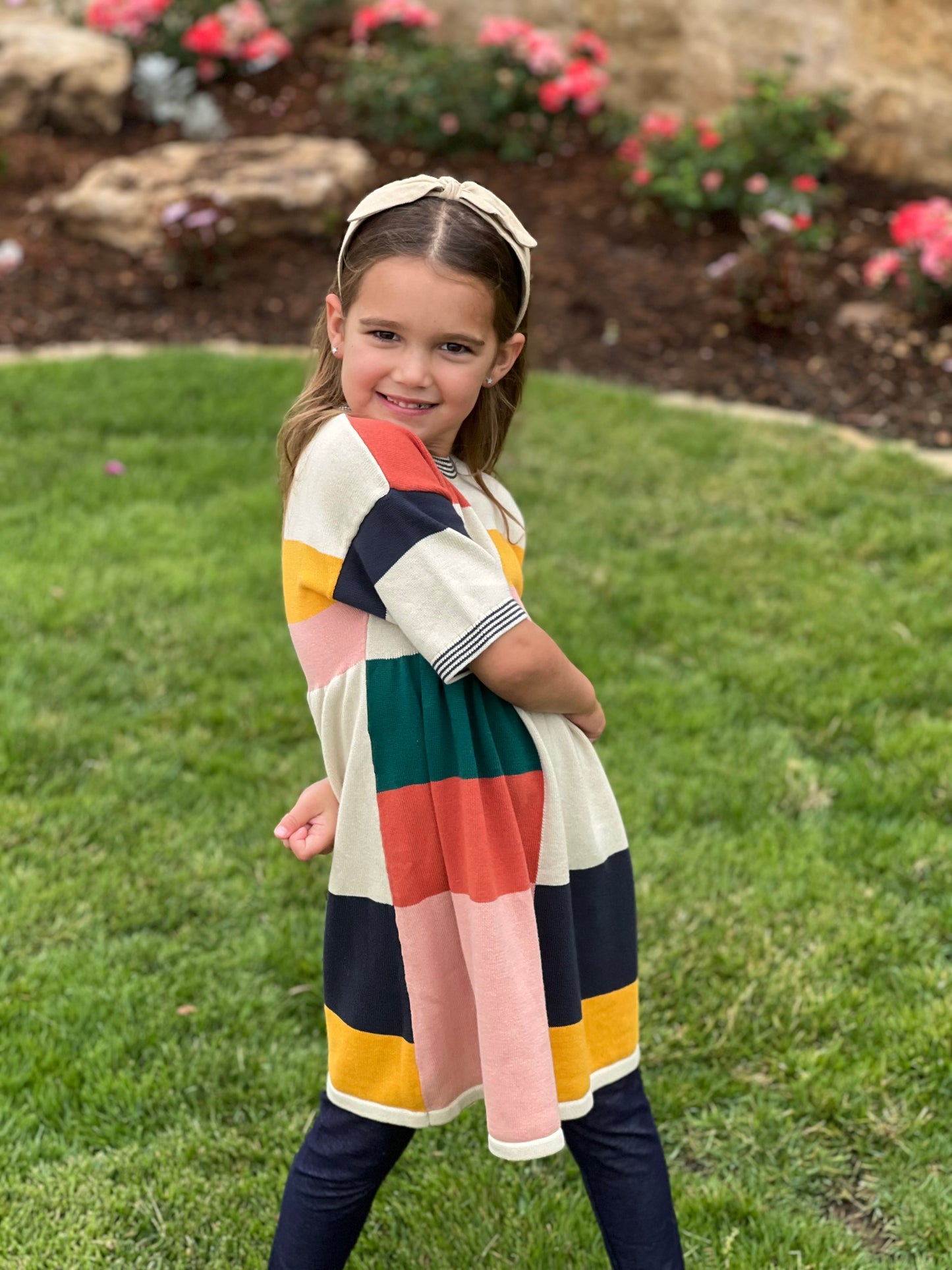 Colorblock Sweater Dress
