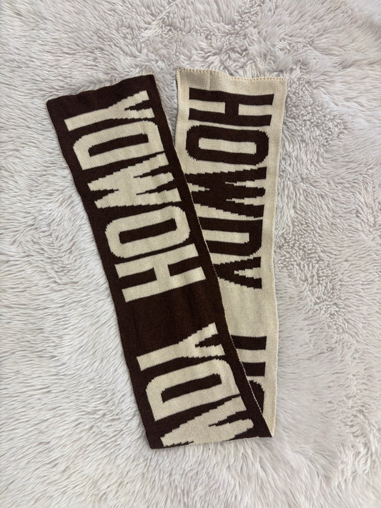 Reversible Brown&Cream| Howdy Scarf