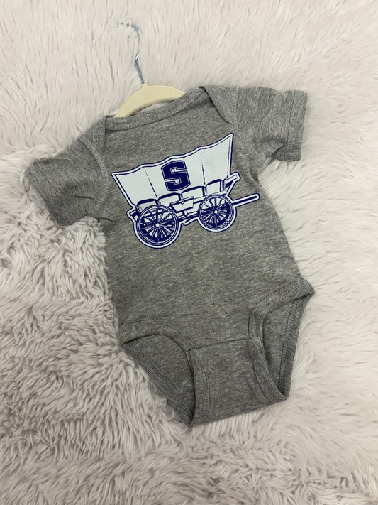 Stillwater Pioneers Onesie | Wagon