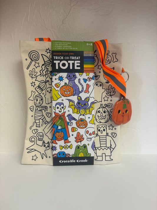 Color Your Own Halloween Bag