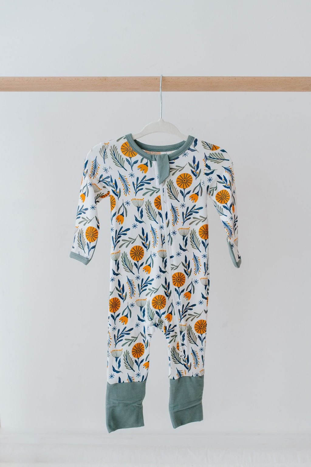 Dandelion Bamboo Convertible Footie Pajamas