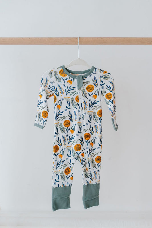 Dandelion | Bamboo Convertible Footie Pajamas