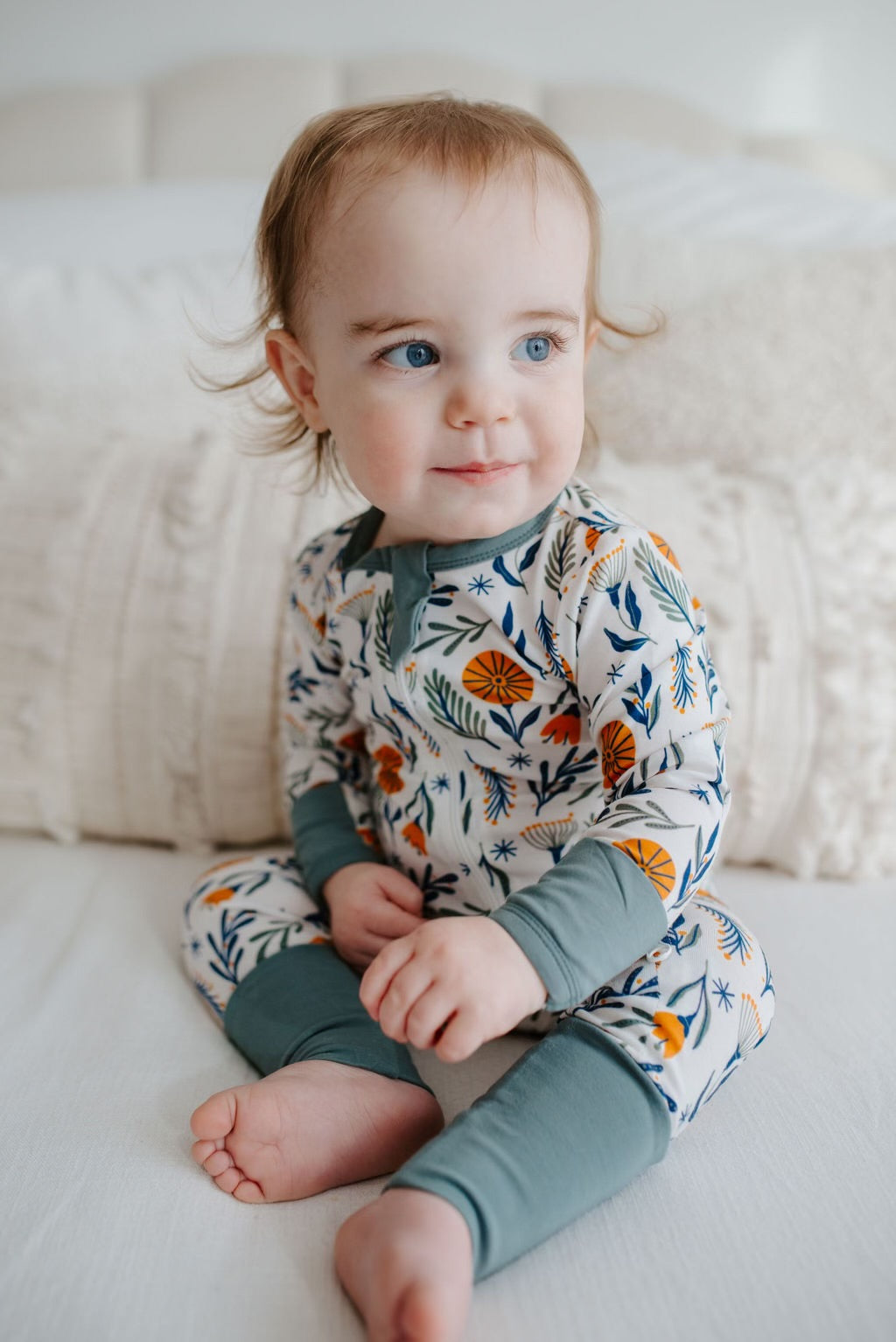 Dandelion Bamboo Convertible Footie Pajamas