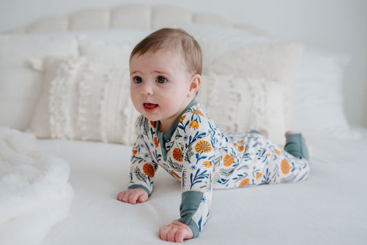 Dandelion Bamboo Convertible Footie Pajamas