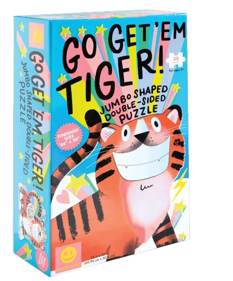 Go Get 'em Tiger | Double Sided Puzzle
