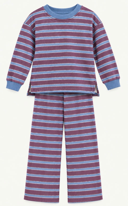 Blue Striped | Lounge Set
