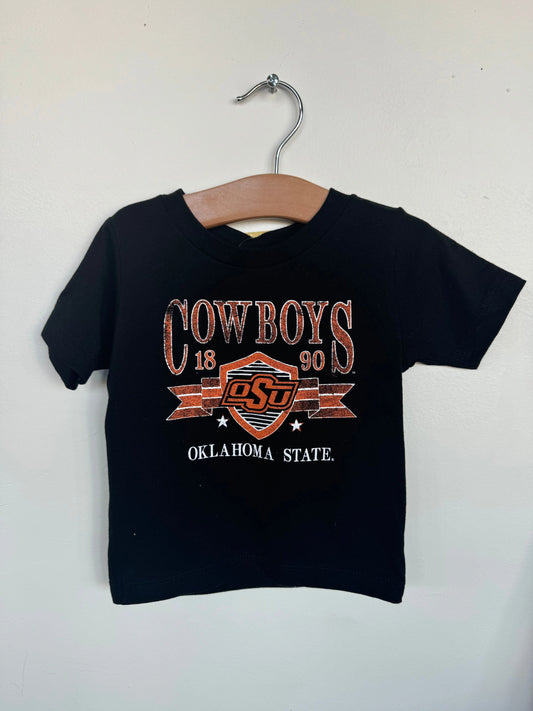 Children's OSU Oklahoma State Cowboys Pep Rally Tee - Black