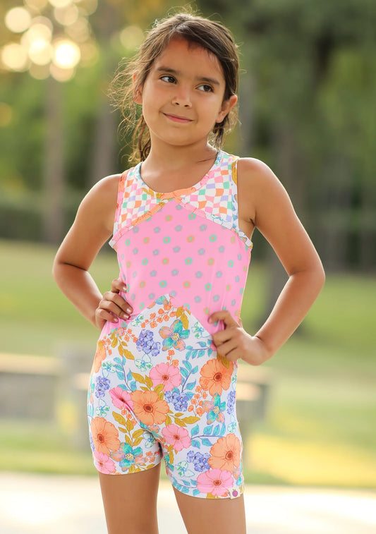 Bella Unitard | Flamingo Fantasy