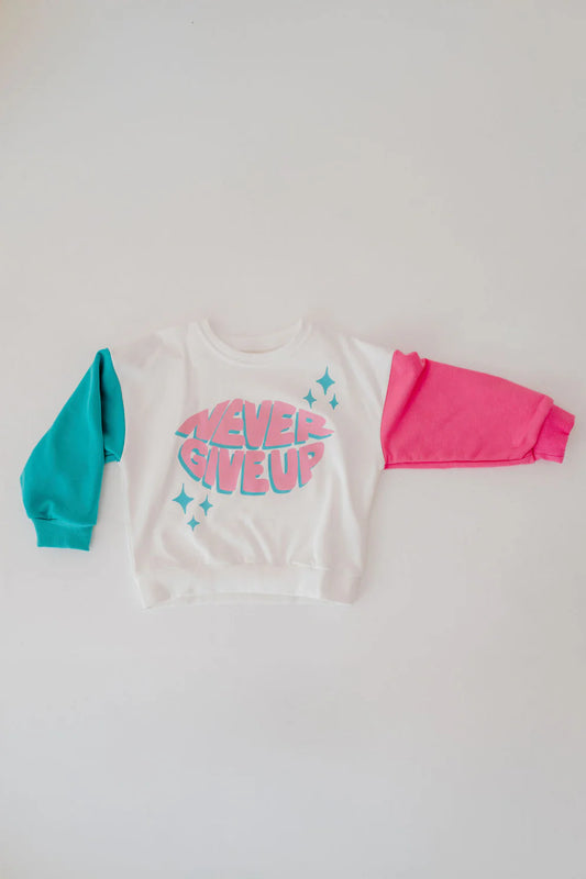 Never Give Up Sweatshirt