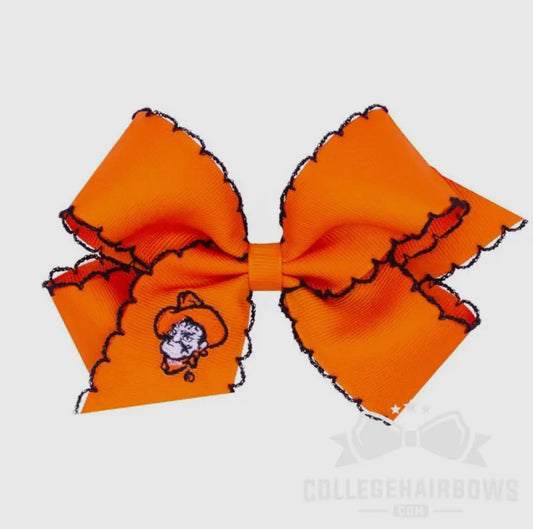Pistol Pete - Moonstitch Hair Bow - Medium