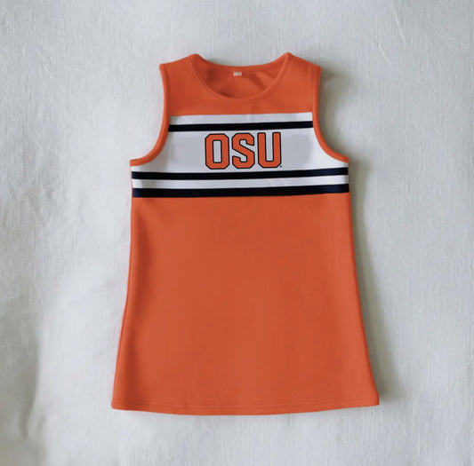 Oklahoma State - Orange Stripe Cheer Dress