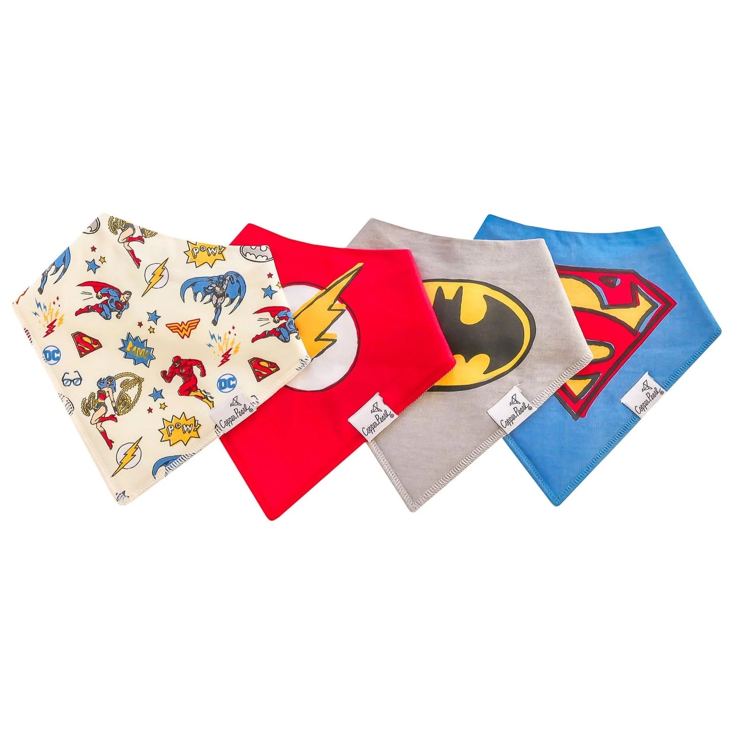 Copper Pearl Single Bandana Bib - Justice League