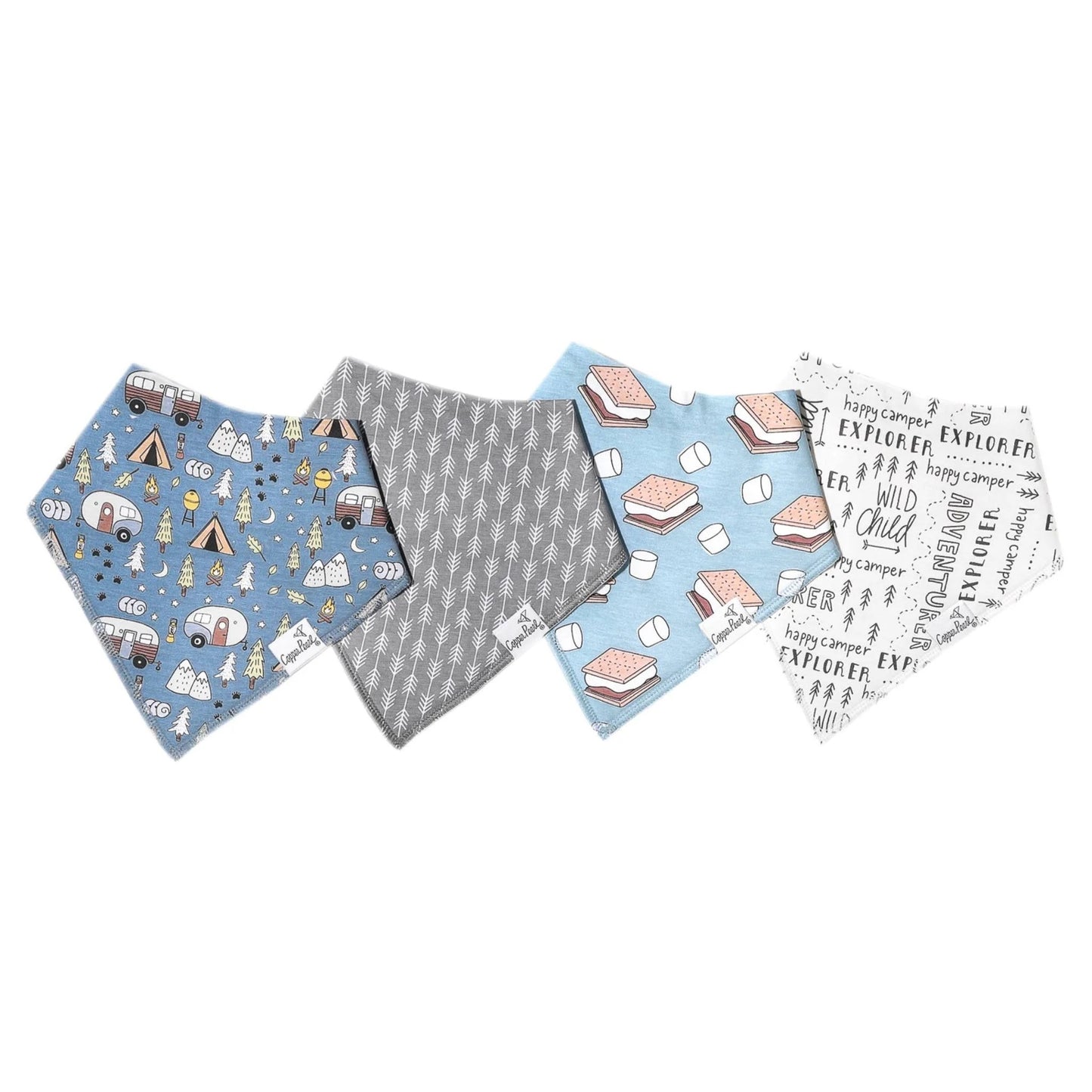 Copper Pearl Single Bandana Bib - Bridger