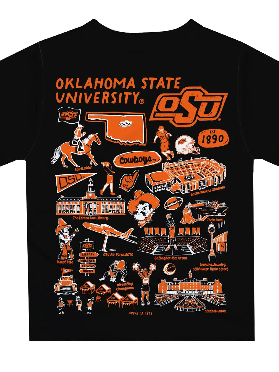 OSU  Hand Sketched Impressions Athletic Tee