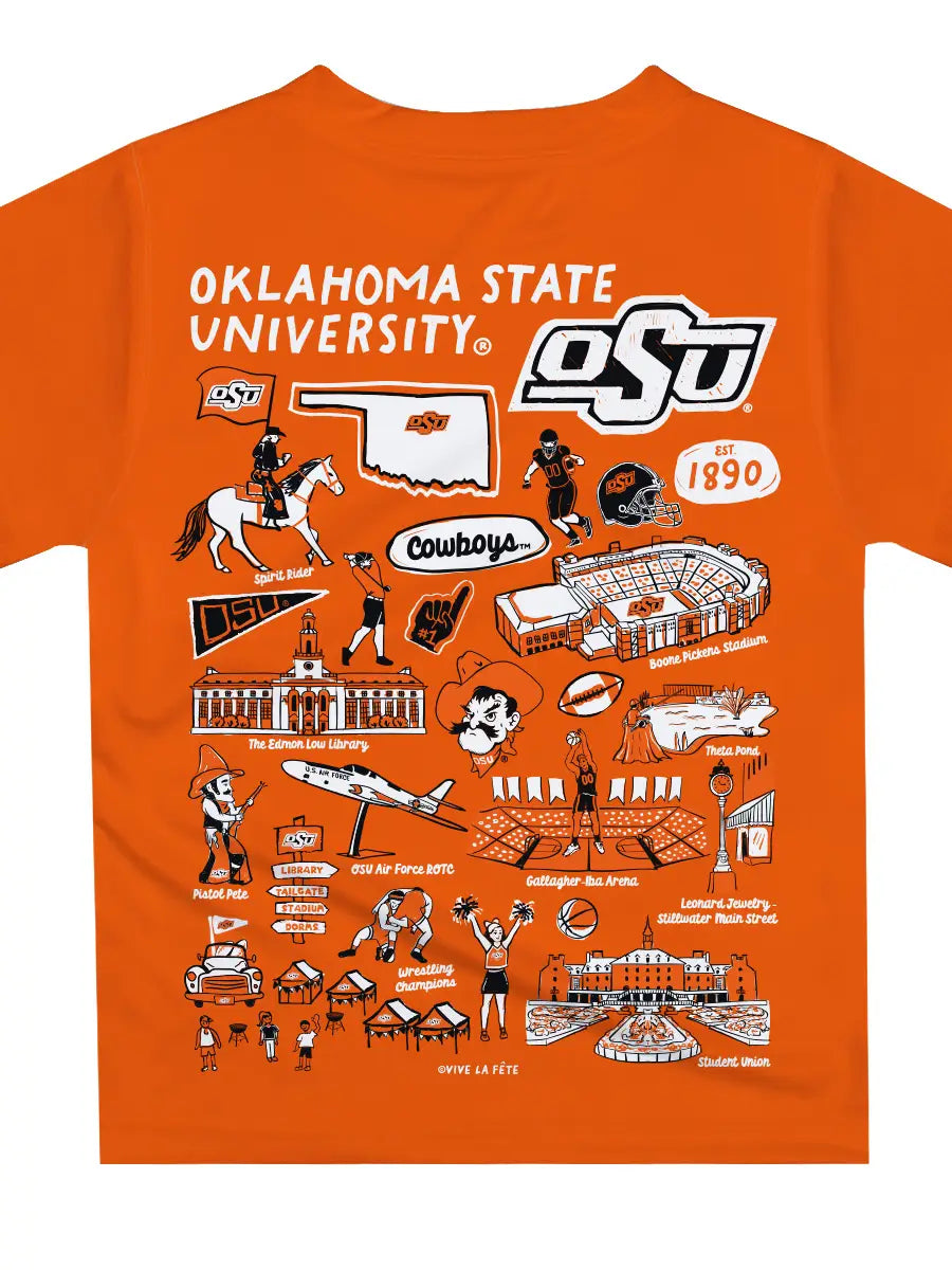 OSU  Hand Sketched Impressions Athletic Tee