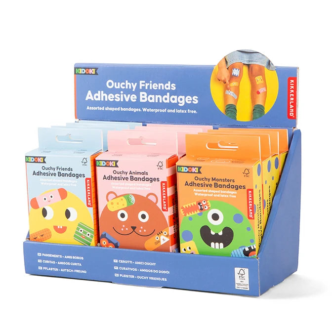 Kidoki Ouchy Friends Adhesive Bandages | 45 Count