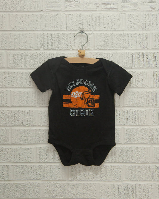Children's OSU Champion Helmet Onesie - Black