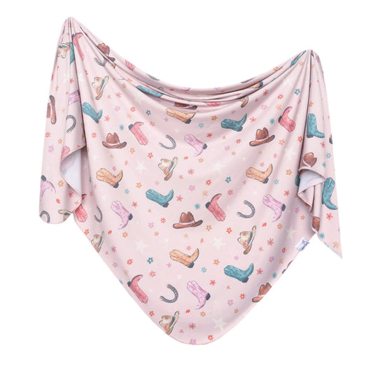 Knit Swaddle Blanket | Cheyenne