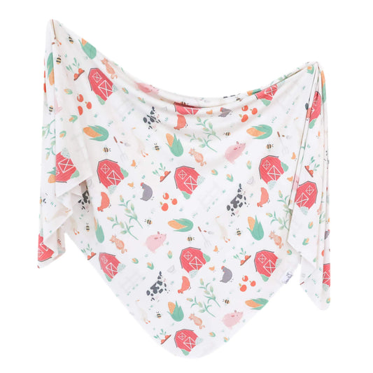 farmstead | Knit Swaddle Blanket